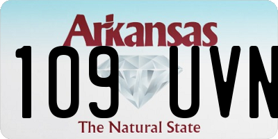 AR license plate 109UVN