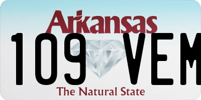 AR license plate 109VEM