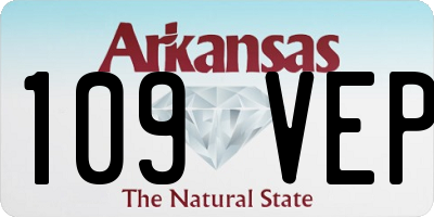 AR license plate 109VEP