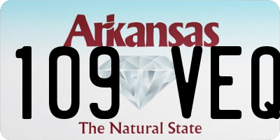 AR license plate 109VEQ