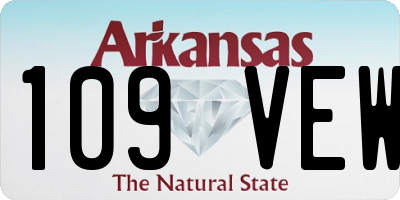 AR license plate 109VEW