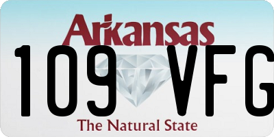 AR license plate 109VFG