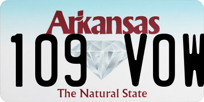 AR license plate 109VOW