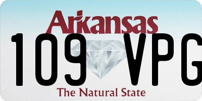 AR license plate 109VPG