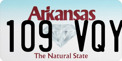 AR license plate 109VQY