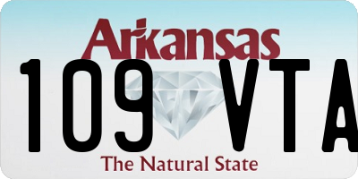 AR license plate 109VTA