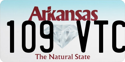 AR license plate 109VTC