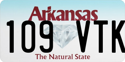 AR license plate 109VTK