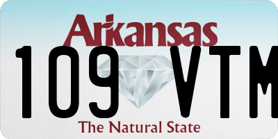 AR license plate 109VTM