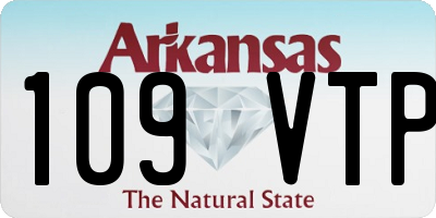 AR license plate 109VTP