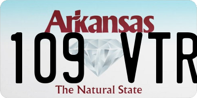 AR license plate 109VTR