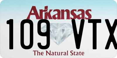 AR license plate 109VTX
