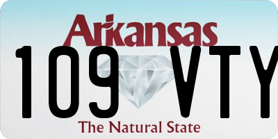 AR license plate 109VTY