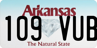AR license plate 109VUB