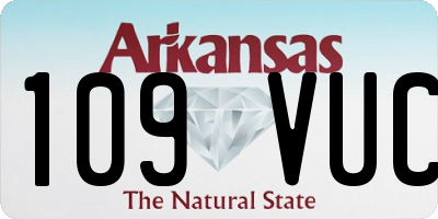 AR license plate 109VUC