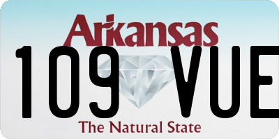 AR license plate 109VUE