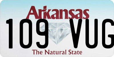 AR license plate 109VUG