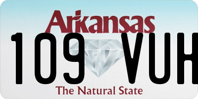 AR license plate 109VUH