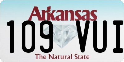 AR license plate 109VUI