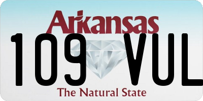 AR license plate 109VUL