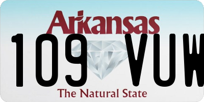 AR license plate 109VUW