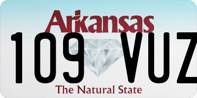 AR license plate 109VUZ