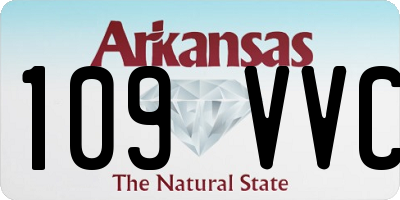 AR license plate 109VVC