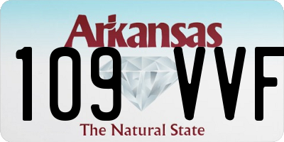 AR license plate 109VVF