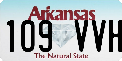 AR license plate 109VVH