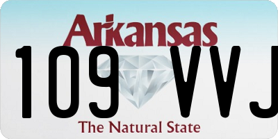 AR license plate 109VVJ