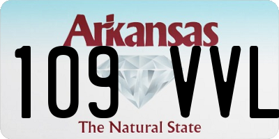 AR license plate 109VVL