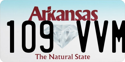 AR license plate 109VVM