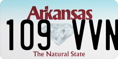 AR license plate 109VVN