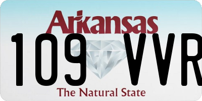 AR license plate 109VVR