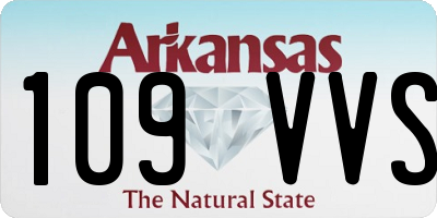 AR license plate 109VVS