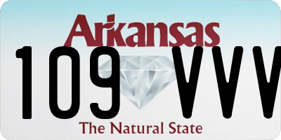 AR license plate 109VVV