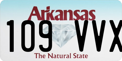 AR license plate 109VVX