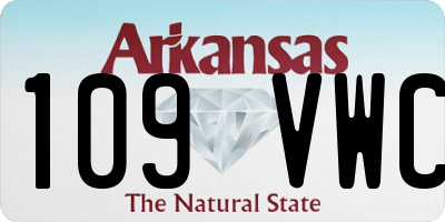 AR license plate 109VWC