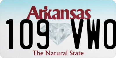 AR license plate 109VWO