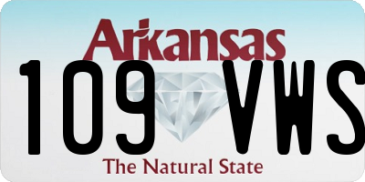 AR license plate 109VWS