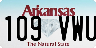 AR license plate 109VWU