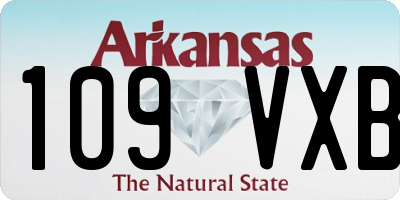 AR license plate 109VXB