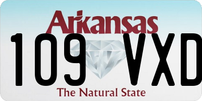 AR license plate 109VXD