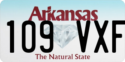 AR license plate 109VXF