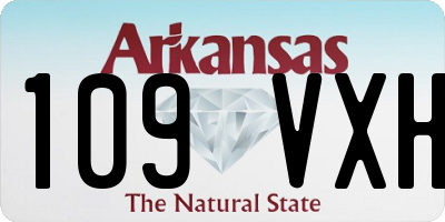 AR license plate 109VXH