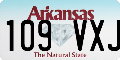 AR license plate 109VXJ