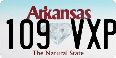 AR license plate 109VXP
