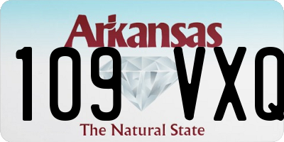 AR license plate 109VXQ