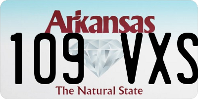 AR license plate 109VXS