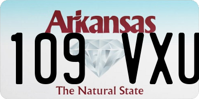 AR license plate 109VXU